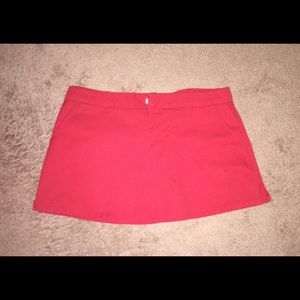 Hurley red skater skirt